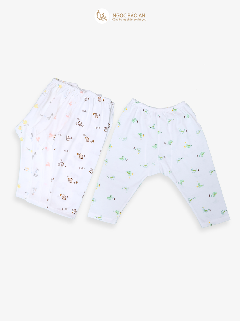 [HONEY] Quần dài ngắn lẻ sơ sinh cotton co giãn tốt