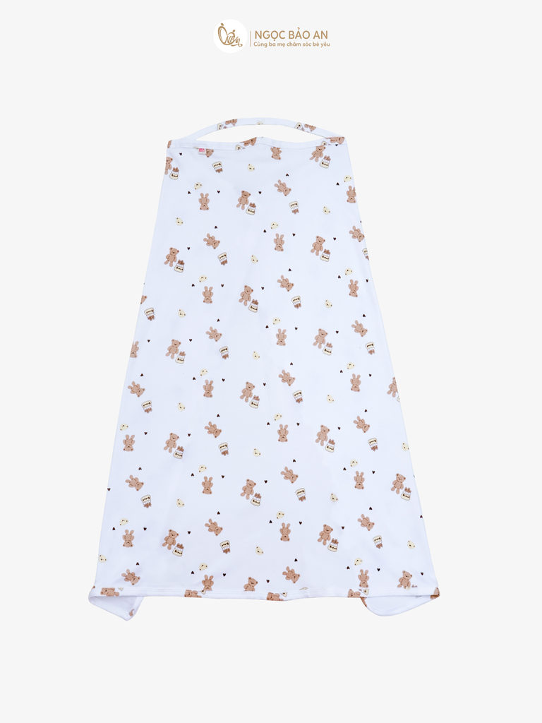 [M&B] Khăn choàng đa năng 1 lớp cotton để che chắn cho bé