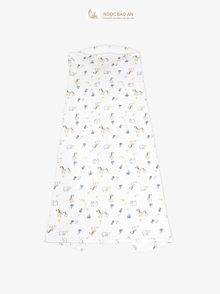 [M&B] Khăn choàng đa năng 1 lớp cotton để che chắn cho bé