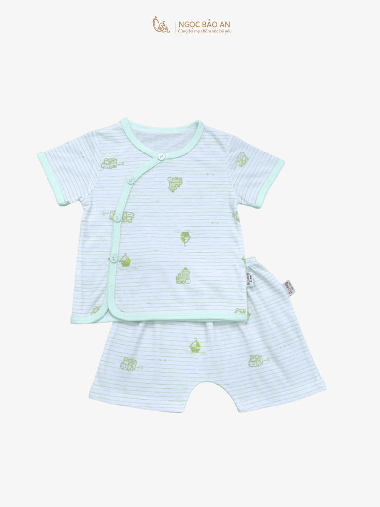[HONEY] Bộ quần áo sơ sinh cotton thoáng mát