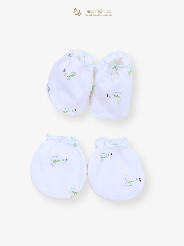 [HONEY] Bộ bao tay chân sơ sinh Honey cotton