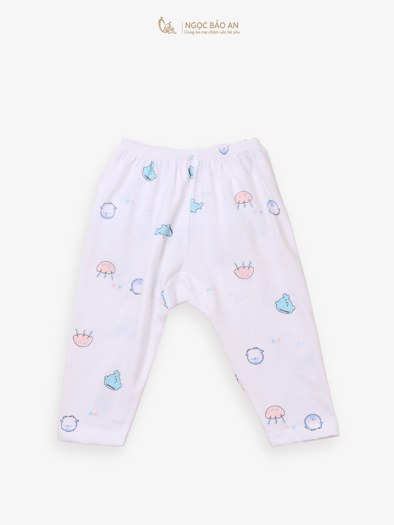 [HONEY] Quần dài ngắn lẻ sơ sinh cotton co giãn tốt