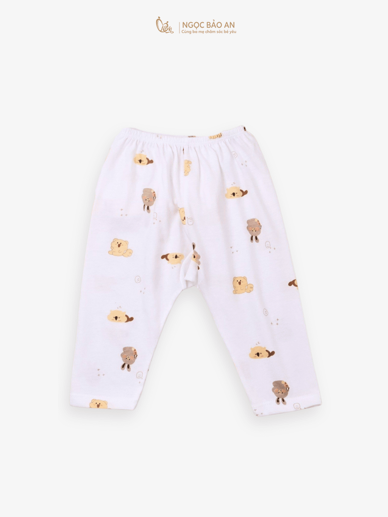 [HONEY] Quần dài ngắn lẻ sơ sinh cotton co giãn tốt