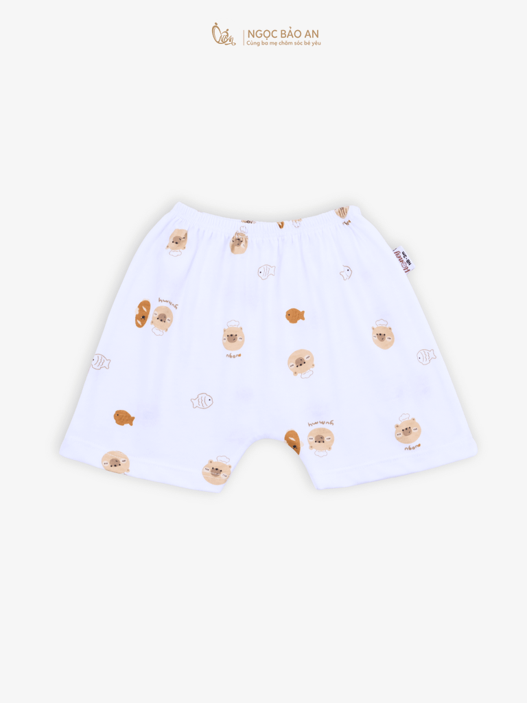 [HONEY] Quần dài ngắn lẻ sơ sinh cotton co giãn tốt