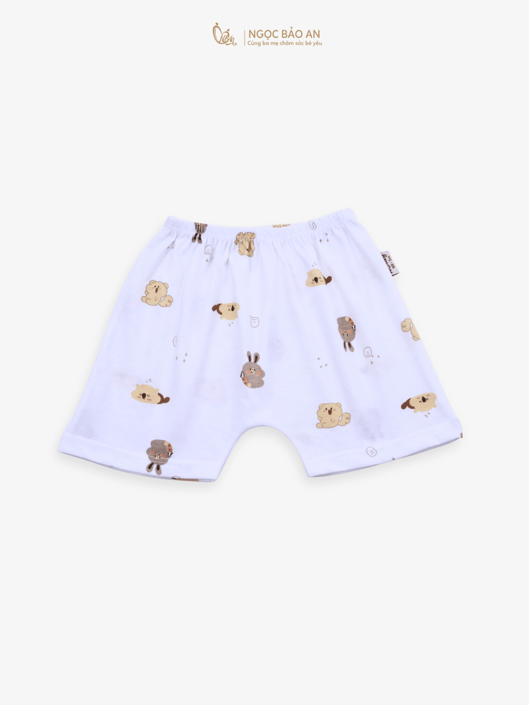 [HONEY] Quần dài ngắn lẻ sơ sinh cotton co giãn tốt