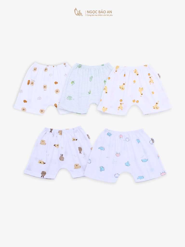 [HONEY] Set 5 quần cotton thoáng mát