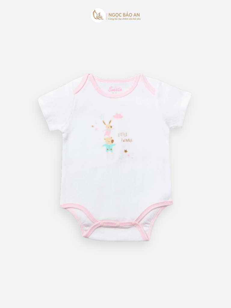 [M&B] Bộ bodysuit sát nách, cộc tay, tay dài sơ sinh
