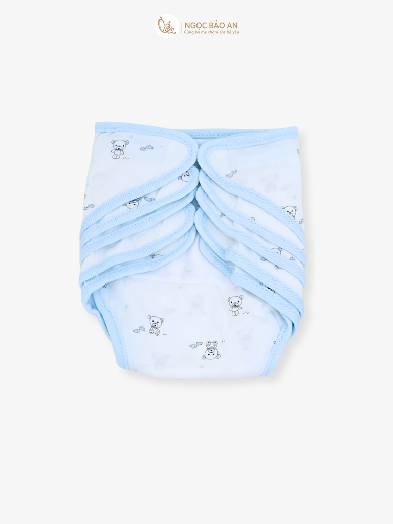 Tã dán sơ sinh in hình Honey cotton