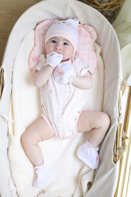 [M&B] Bodychip tay ngắn cotton caro hồng