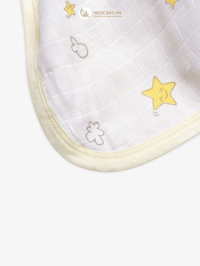 Yếm Honey Bamboo - Cotton cho bé