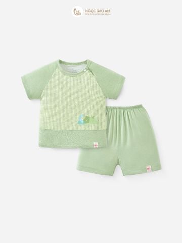 [M&B] Bộ ngắn cài vai dino mini PM (NB-24m)