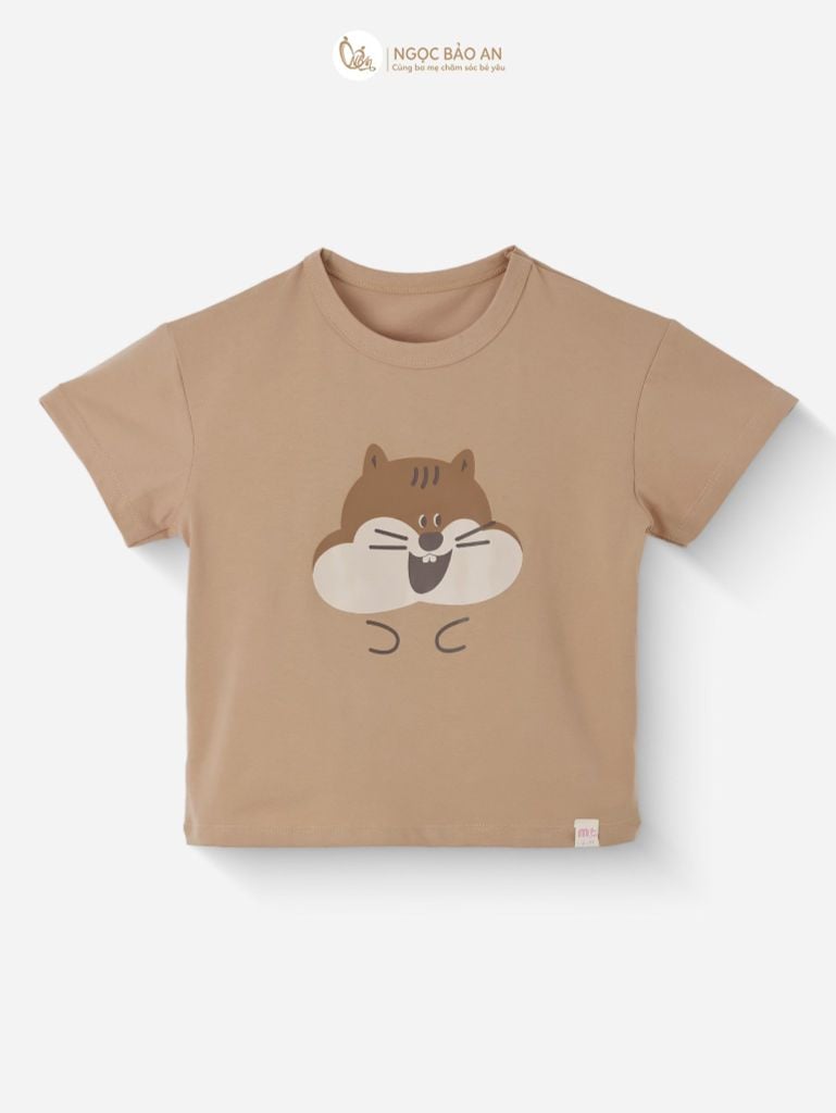 [M&B] BST SÓC: Bộ ngắn bé Trai M&B cotton (Sóc Cười)