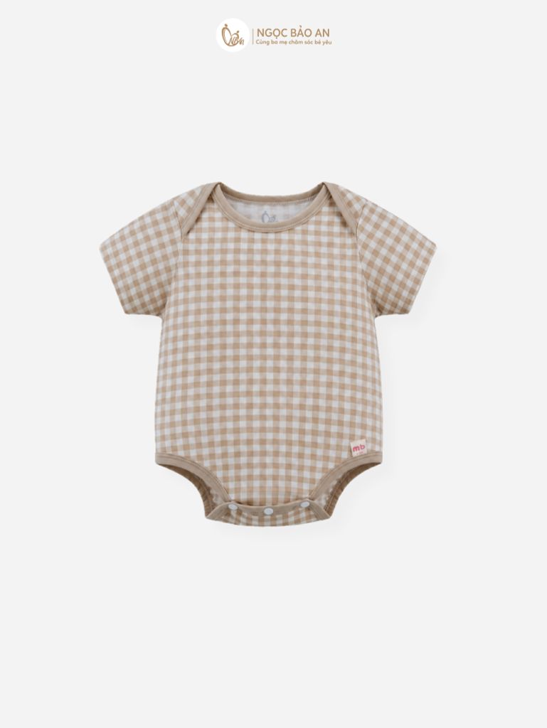 [M&B] Combo Sơ Sinh cotton tone Nâu in hình họa tiết đầy đủ phụ kiện (CBSScotton2025)