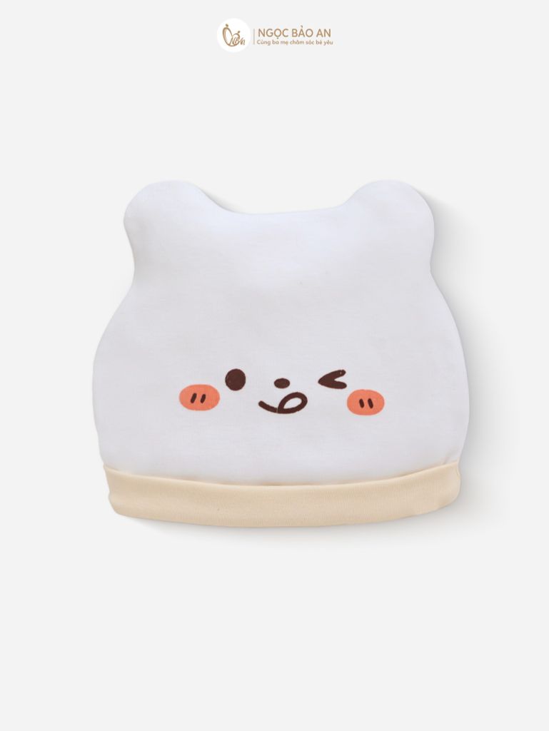 [M&B] Set 2 nón bo cotton gấu bread vàng
