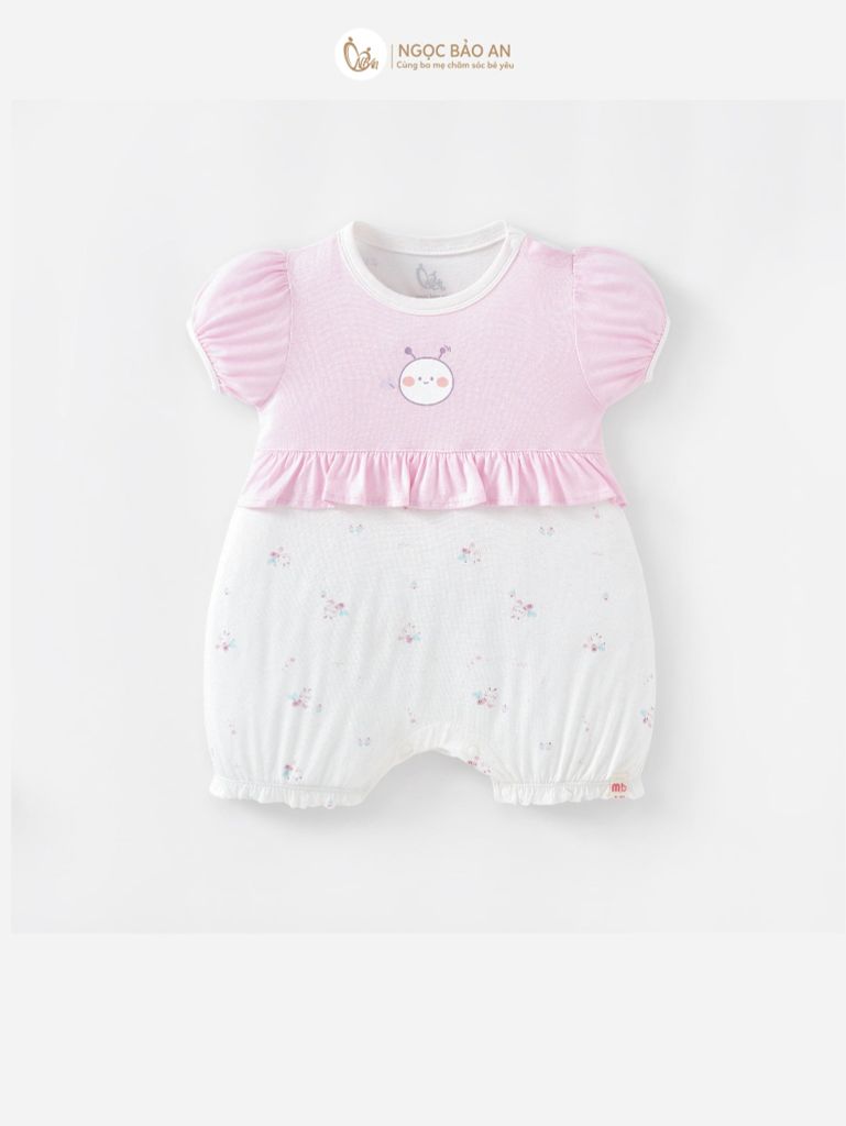 [M&B] CB2: Set bodysuit dáng dài + body đùi tay ngắn + bodychip tay ngắn Ong Tím (NB-3m)