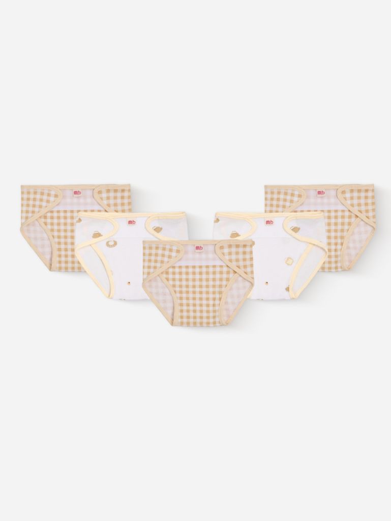 [M&B] Combo Sơ Sinh cotton tone Vàng in hình họa tiết đầy đủ phụ kiện(CBSScotton2025)
