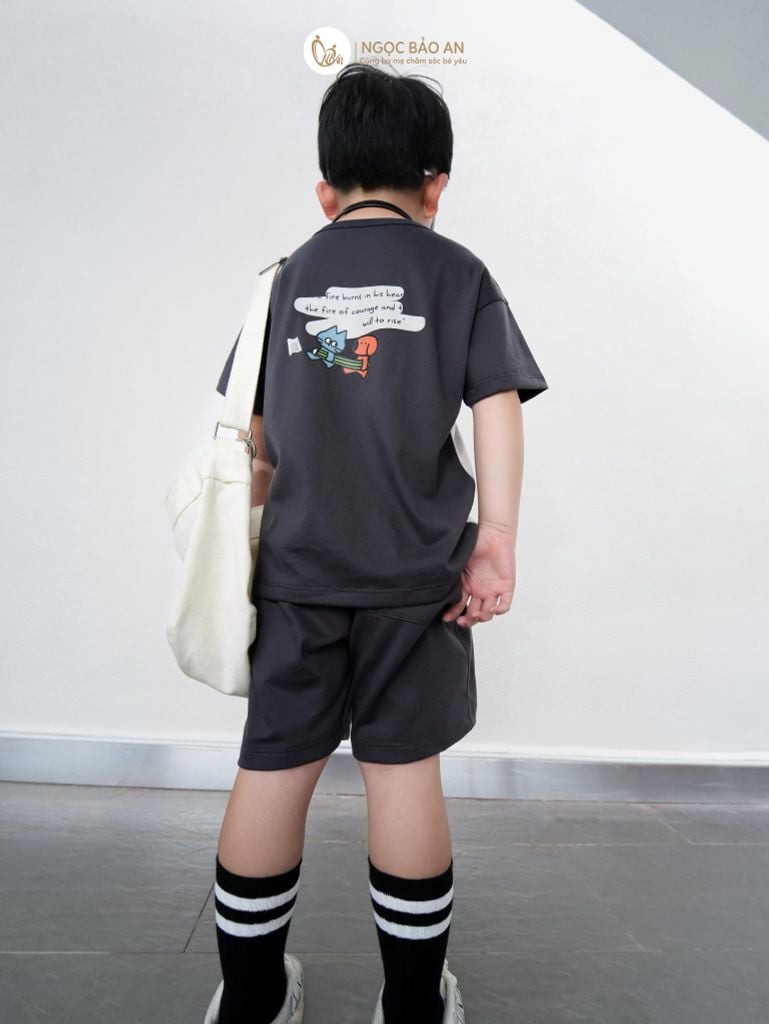 [M&B] BST TYPO: Bộ ngắn Pencil Pup M09-S1
