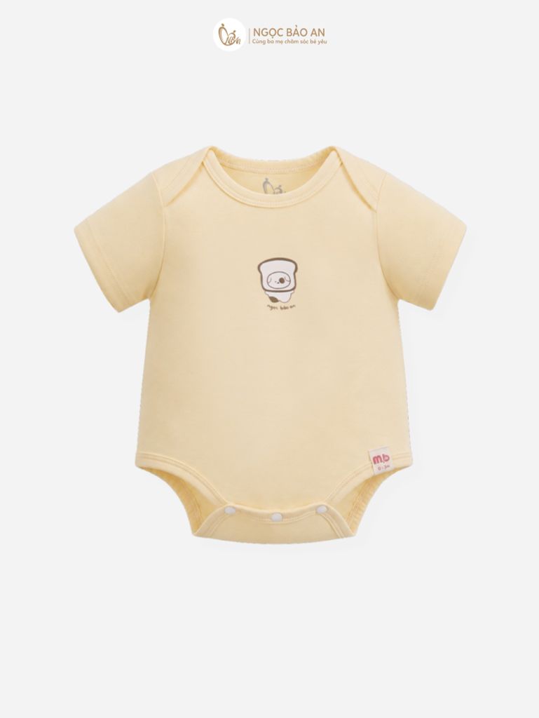 [M&B] Combo Sơ Sinh cotton tone Vàng in hình họa tiết đầy đủ phụ kiện(CBSScotton2025)