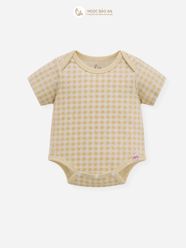 [M&B] Combo Sơ Sinh cotton tone Vàng in hình họa tiết đầy đủ phụ kiện(CBSScotton2025)