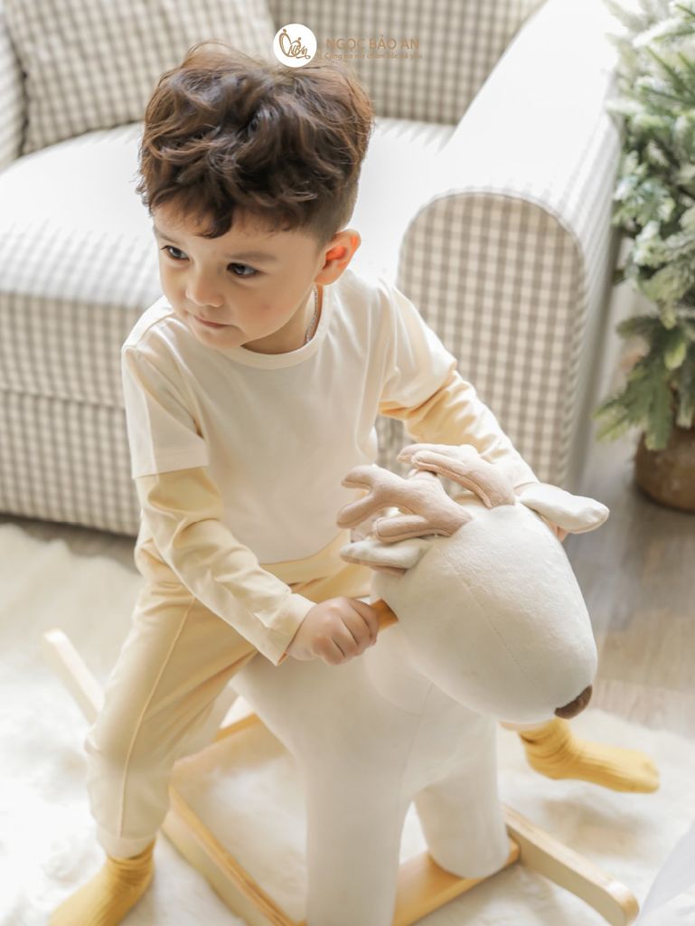 [M&B] BST CÚN: Bộ quần áo dài tay cotton M&B (Sausage Dog)