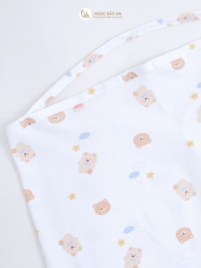 [M&B] Khăn choàng đa năng 1 lớp cotton để che chắn cho bé