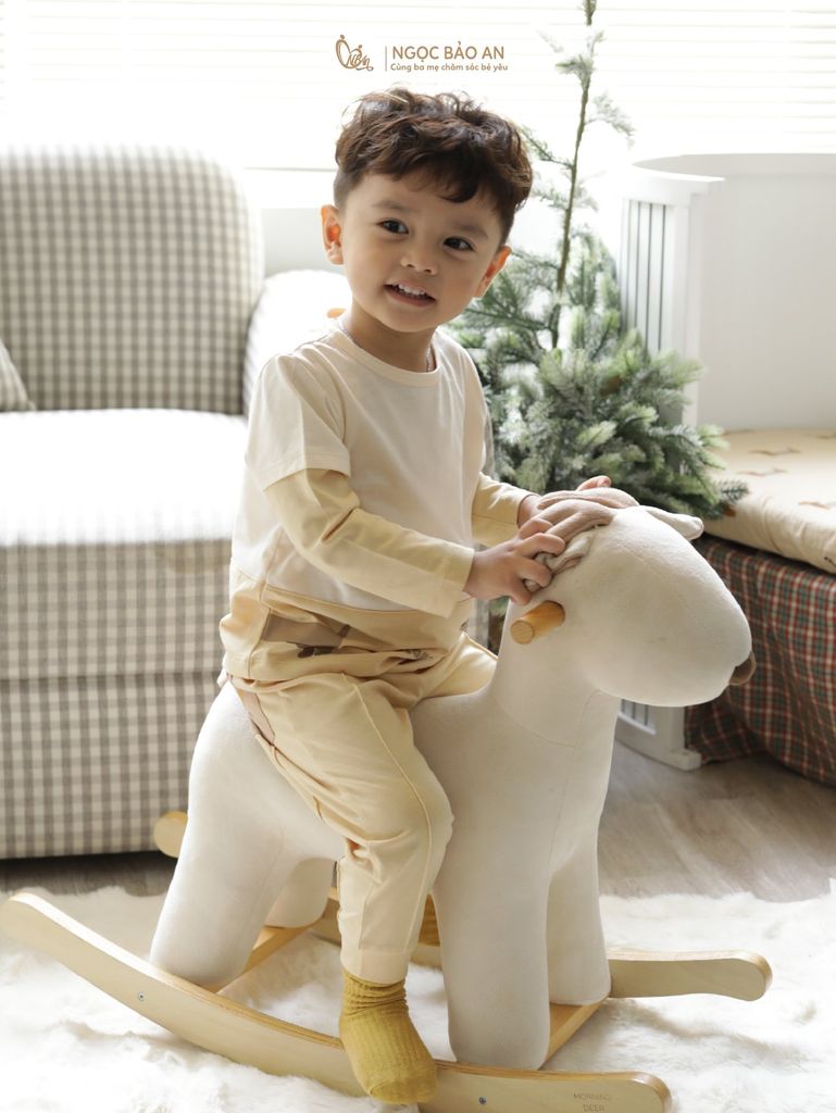 [M&B] BST CÚN: Bộ quần áo dài tay cotton M&B (Sausage Dog)