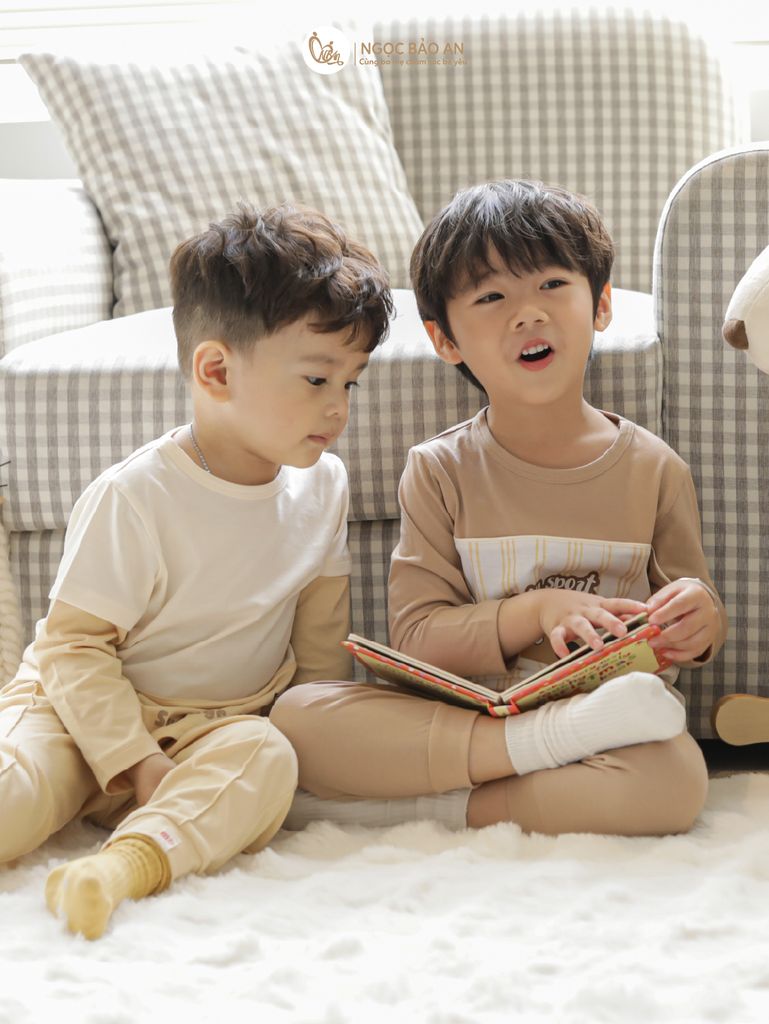 [M&B] BST CÚN: Bộ quần áo dài tay cotton M&B (NBAn Sport)