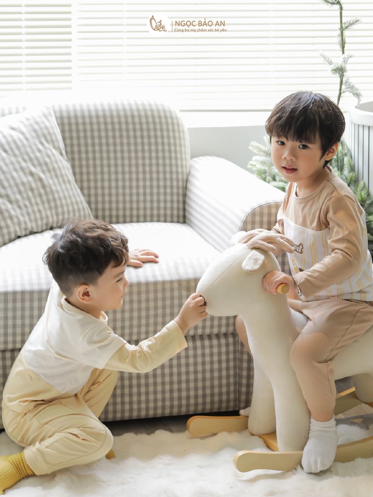 [M&B] BST CÚN: Bộ quần áo dài tay cotton M&B (NBAn Sport)