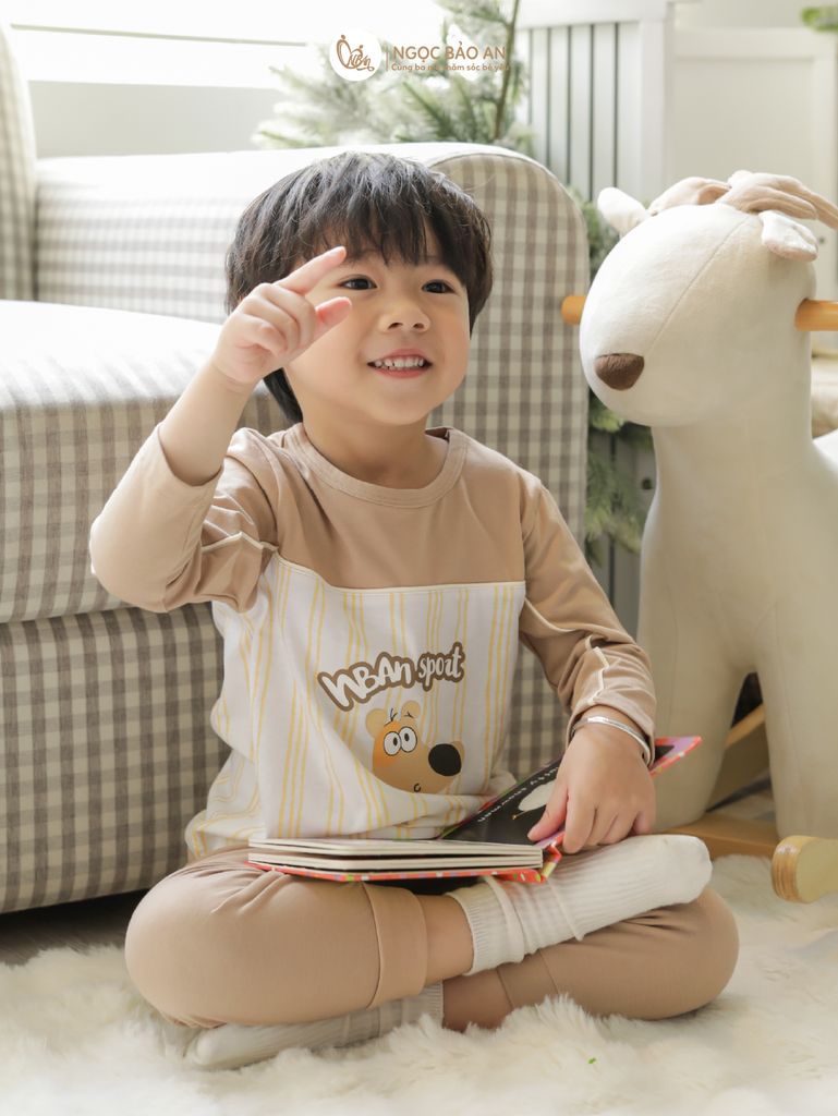 [M&B] BST CÚN: Bộ quần áo dài tay cotton M&B (NBAn Sport)