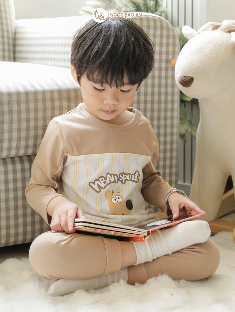 [M&B] BST CÚN: Bộ quần áo dài tay cotton M&B (NBAn Sport)