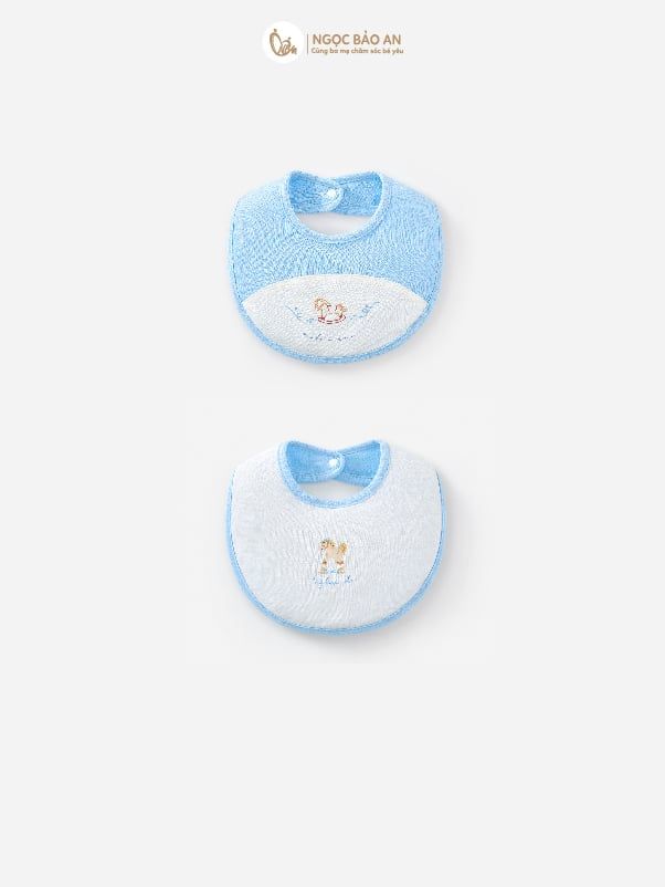[M&B] Set 2 yếm nút sơ sinh rayon Pony (NB-24m) [CBSSRAYON]