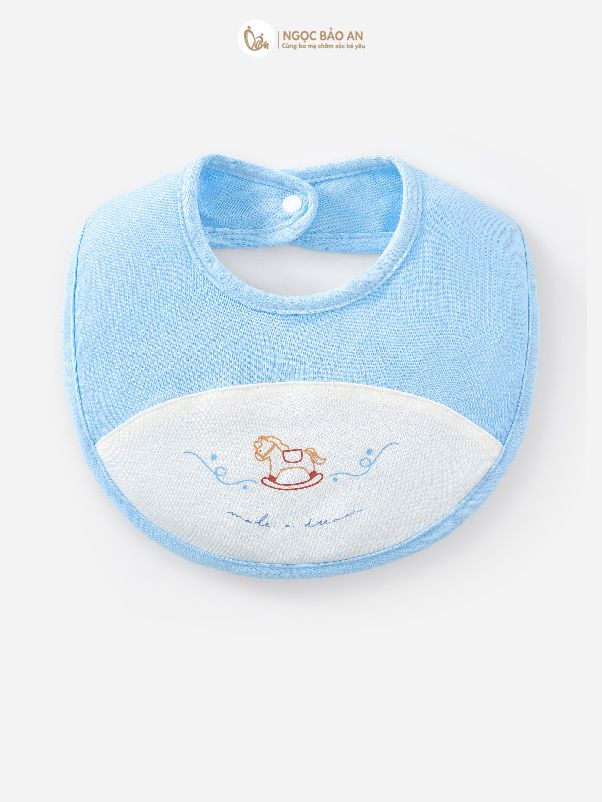 [M&B] Set 2 yếm nút sơ sinh rayon Pony (NB-24m) [CBSSRAYON]