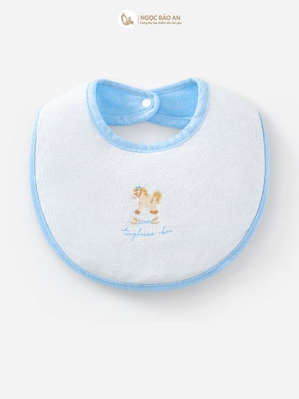 [M&B] CB1: Bộ dài tay cài bên + set nón chóp bao tay chân bo Ngựa Xanh (NB-3m)