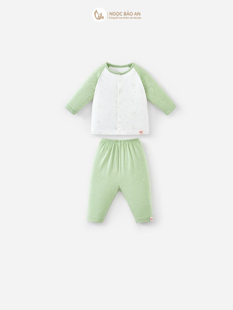 [M&B] CB1: Bộ dài tay cài giữa + set nón chóp bao tay chân bo Dino (NB-3m)