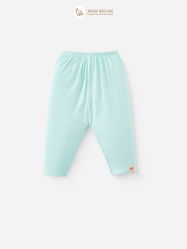 [M&B] Bộ tay dài cài giữa bear mint (NB-24m)