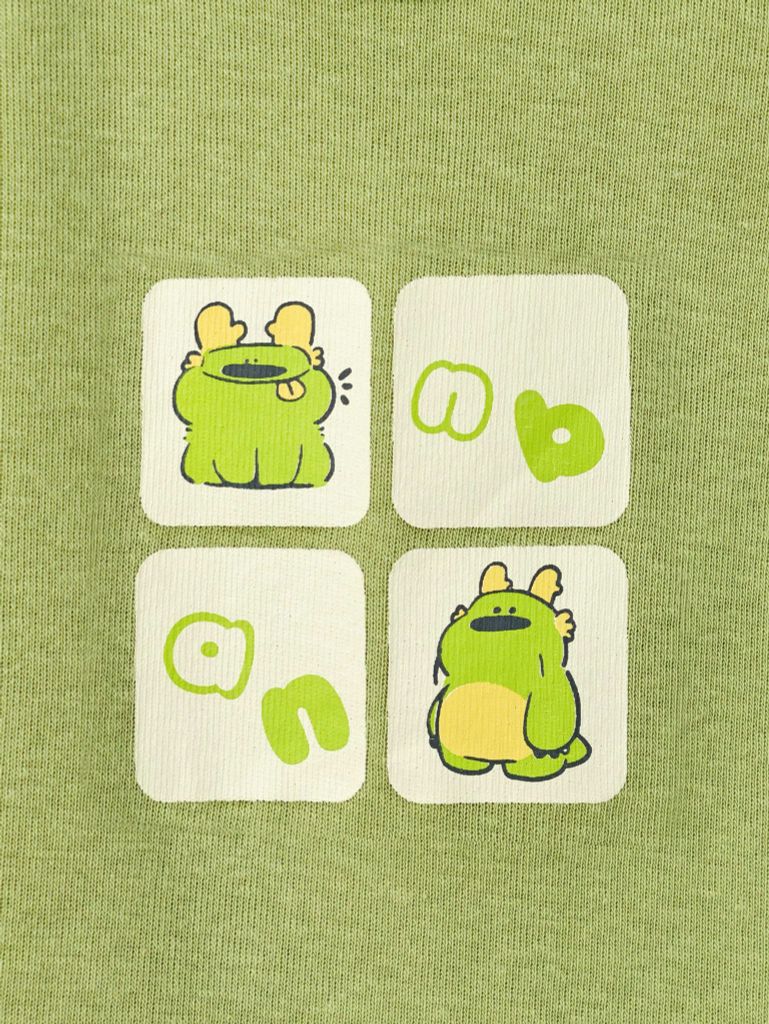 [HONEY] Bộ ngắn sát nách thể thao Honey cho bé (Rồng Xanh bơ NBAn)