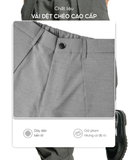  Quần Nam Volume Tailor Pants Phom Suông Xếp Ly - AUNAMTIC 