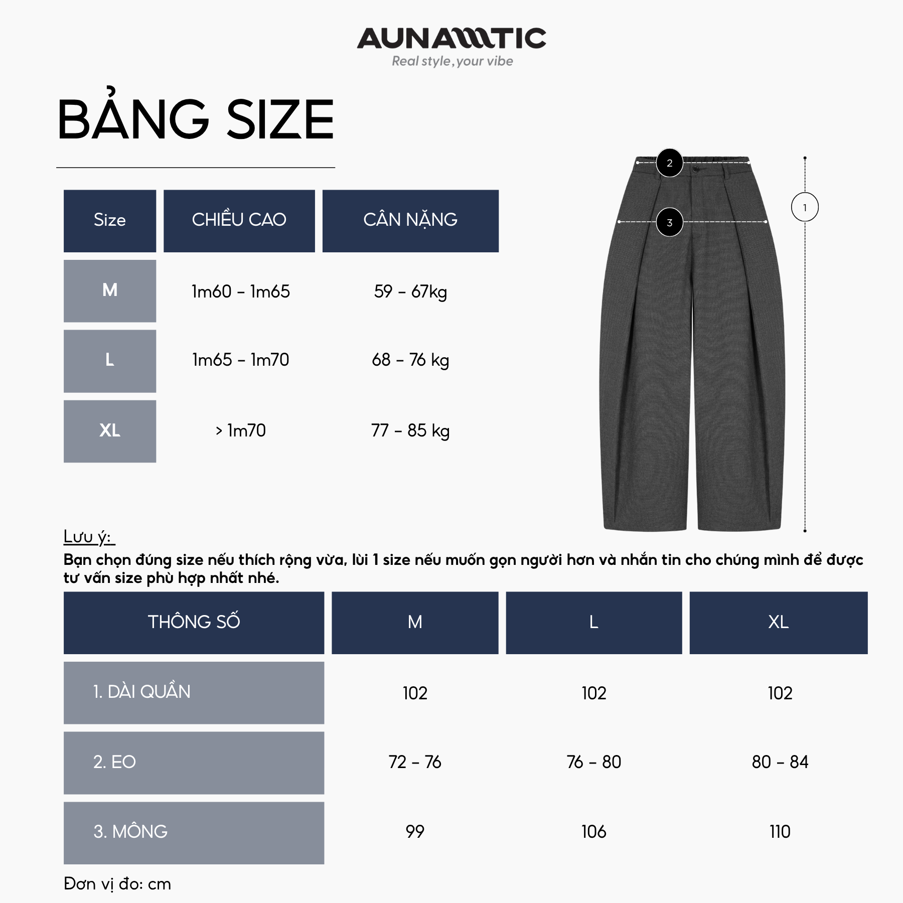  Quần Nam Volume Tailor Pants Phom Suông Xếp Ly - AUNAMTIC 