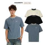  Áo thun nam loang chất dày mịn, túi ngực phối viền – AUNAMTIC 
