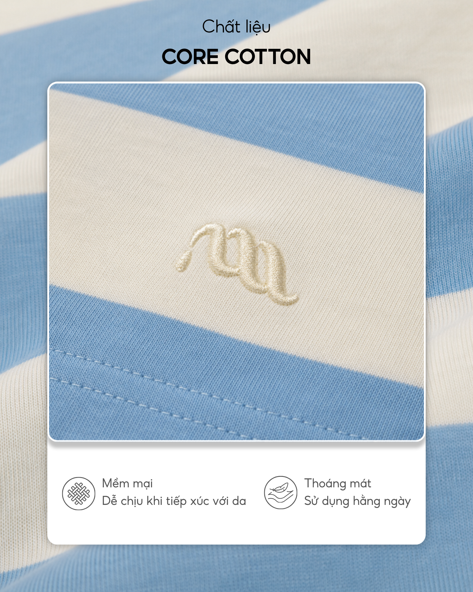  Áo Thun Nam Harbor Stripe Tee Sọc Ngang Túi Ngực - AUNAMTIC 