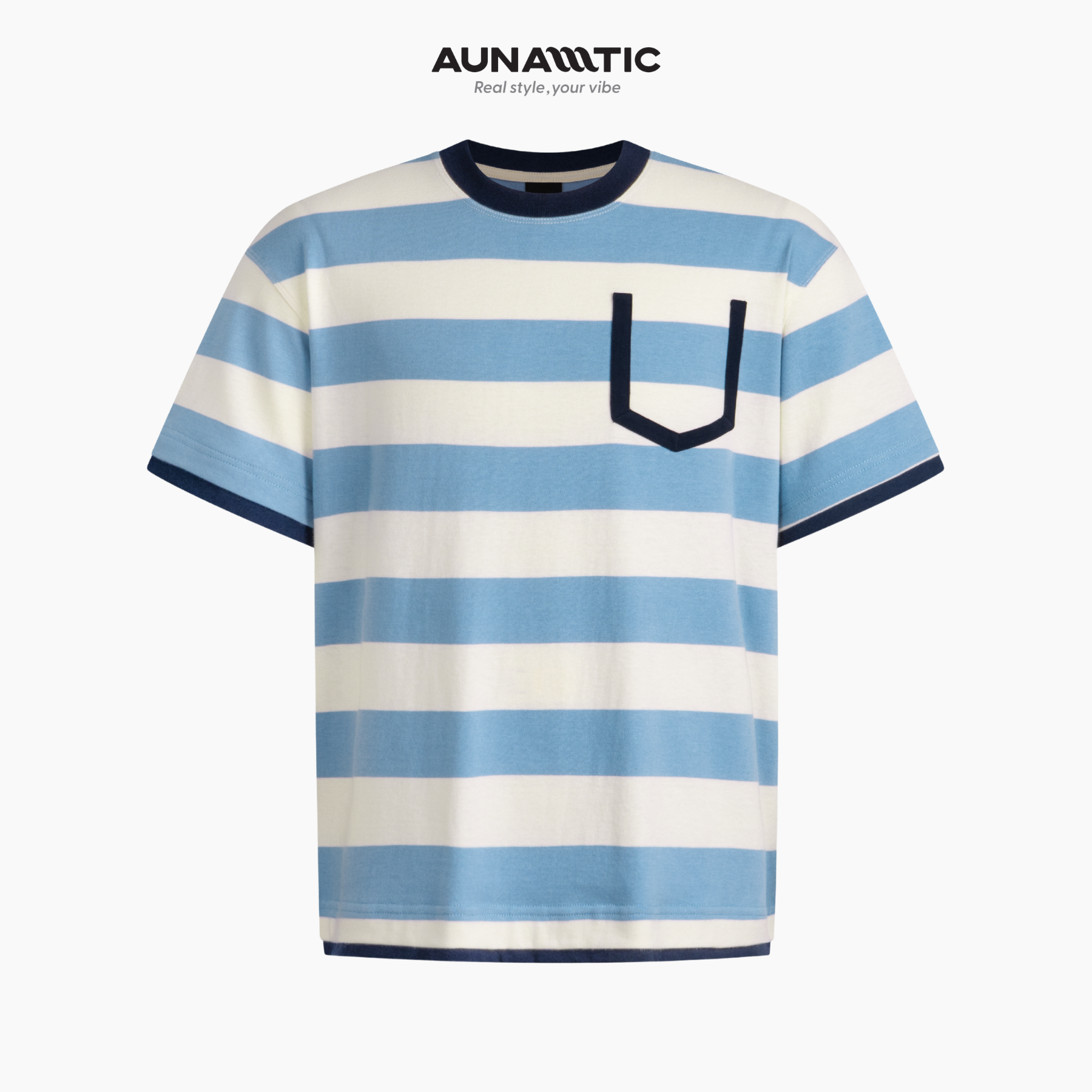  Áo Thun Nam Harbor Stripe Tee Sọc Ngang Túi Ngực - AUNAMTIC 