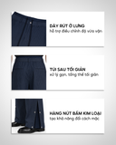  Quần Nam Snap Line Pants Ống Rộng Sọc Dọc Nút Bấm - AUNAMTIC 