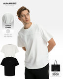  Áo Thun Nam Pure Form Tee Relaxed Fit Tối Giản Dễ Phối - AUNAMTIC 