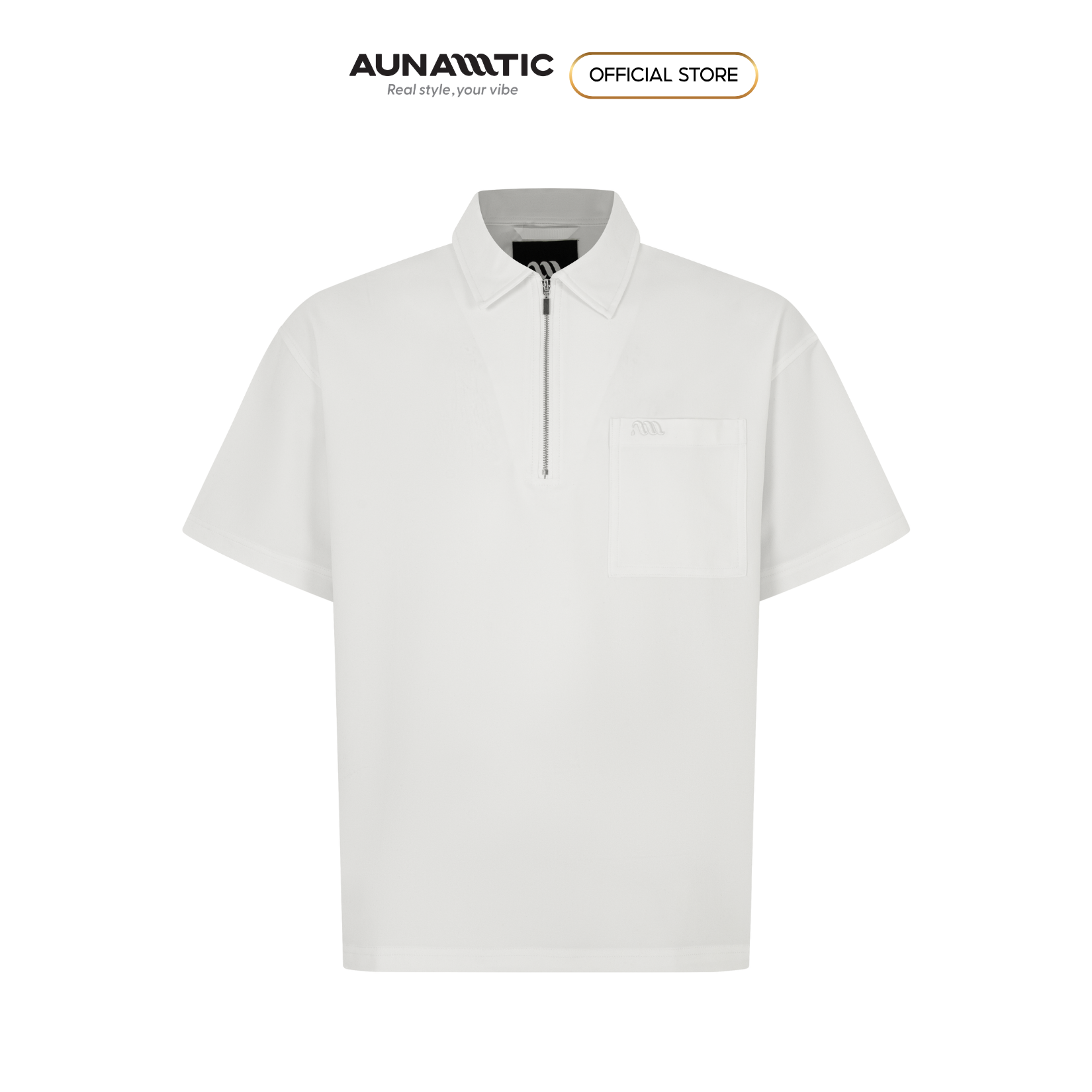  Áo polo nam zipper túi ngực Premium Soft Terin - AUNAMTIC 