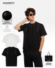 Áo Thun Nam Sharp Zip Tee Relaxed Fit Phối Zip Line Hiện Đại - AUNAMTIC