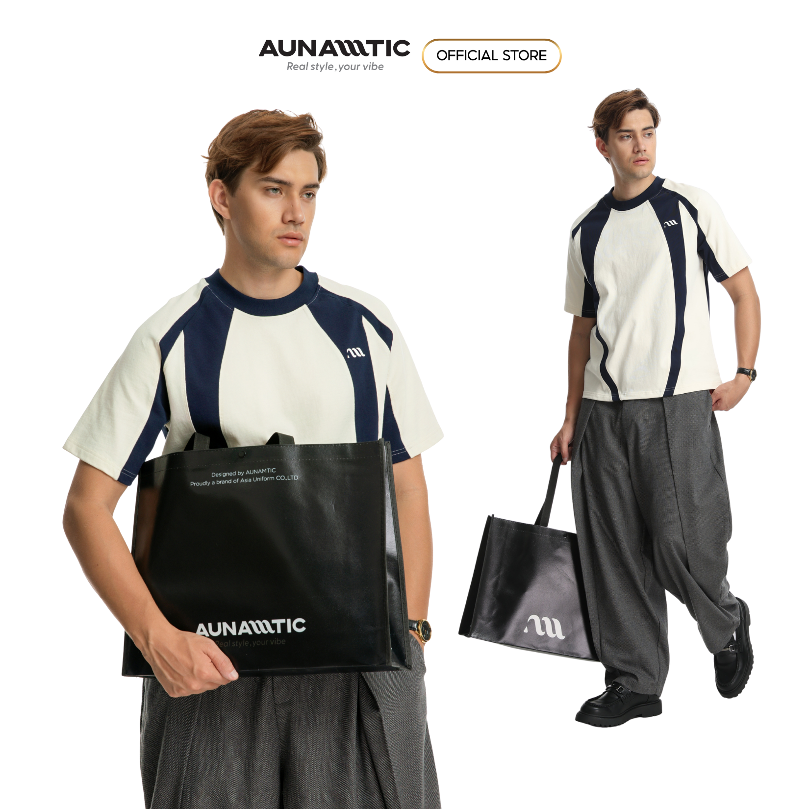  [Hàng tặng không bán] Túi tote nút bấm thời trang - AUNAMTIC 