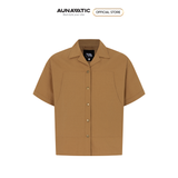  Áo sơ mi khoác nam túi hộp dáng dài Premium Woven Cotton Canvas - AUNAMTIC 