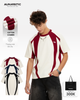 Áo Thun Nam Arc Line Tee Relaxed Fit Phối Line Smart Casual - AUNAMTIC