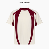  Áo Thun Nam Arc Line Tee Relaxed Fit Phối Line Smart Casual - AUNAMTIC 