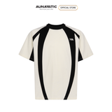  Áo thun nam phối cong raglan Arc Curve Cotton Combed – AUNAMTIC 